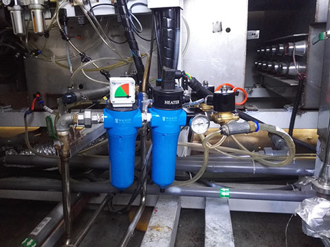 前端有預過濾器的英國沃克加熱器A55TH